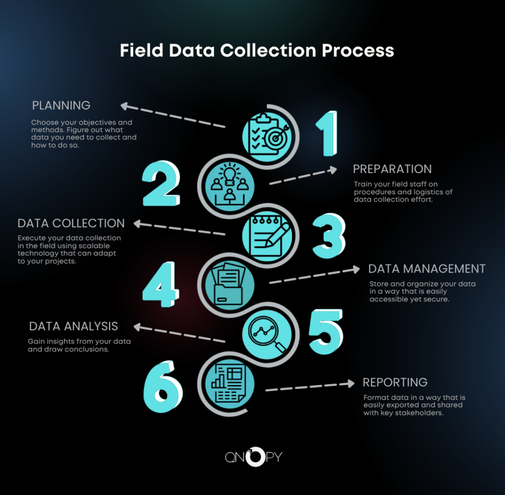 Field data collection process QNOPY