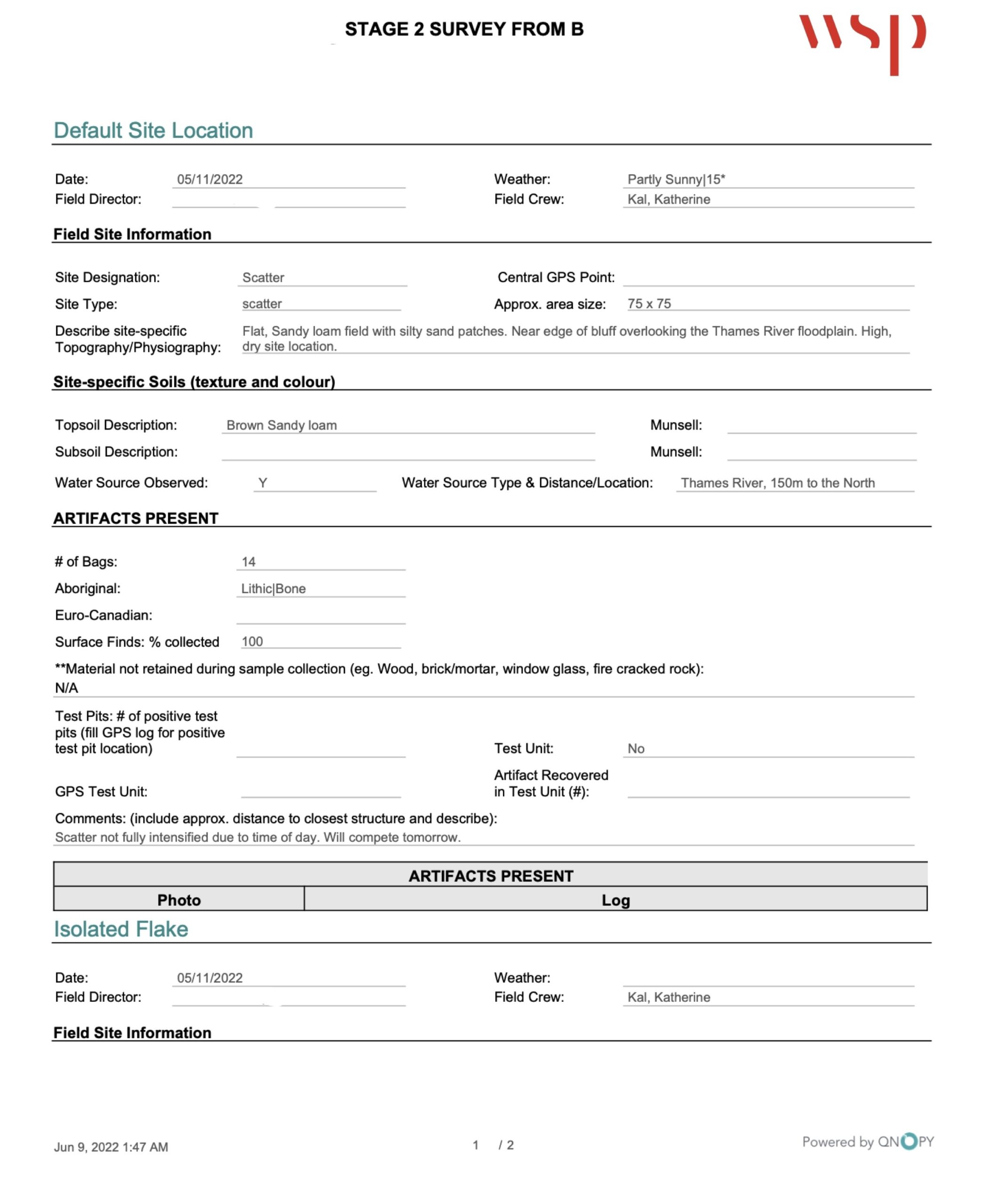 stage 2 survey form stage 2 survey form